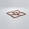 Ekena Millwork Extra Small Olivia Decorative Fretwork Wood Wall Panels, Cherry, 7 3/8"W x 7 3/8"H x 3/8"T WALW08X08X0375OLVCH - alternate 6